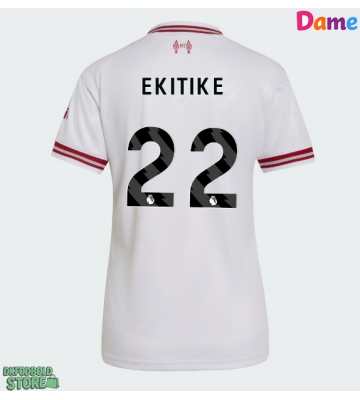 Liverpool Hugo Ekitike #22 Replika Udebanetrøje Dame 2026-27 Kortærmet